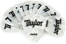 TAYLOR 80714 CELLULOID 351 PICKS, ABALONE