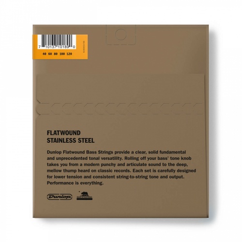 Dunlop DBFS40120M Flatwound Medium Scale фото 2